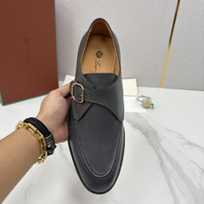 💋💍LP家新品 Loro Pian* 诺悠*翩雅 孟克单扣皮鞋鞋 选用蜡面小牛皮打造 独特的 💋💍LP家新品 Loro Pian* 诺悠*翩雅 孟克单扣皮鞋鞋 选用蜡面小牛皮打造 独特的