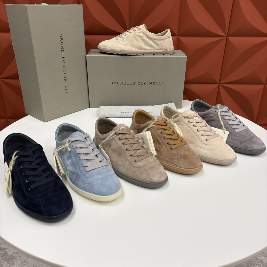 💋💍BC家 Brunello Cucinell*  低调奢华款  新品男款板鞋出货！  此款平底德训运动