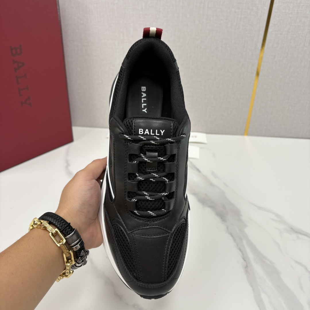 💋💍BL家新品   BAL*Y  巴-利   低帮拼接网布新款休闲运动鞋    高品质细节   这款德训