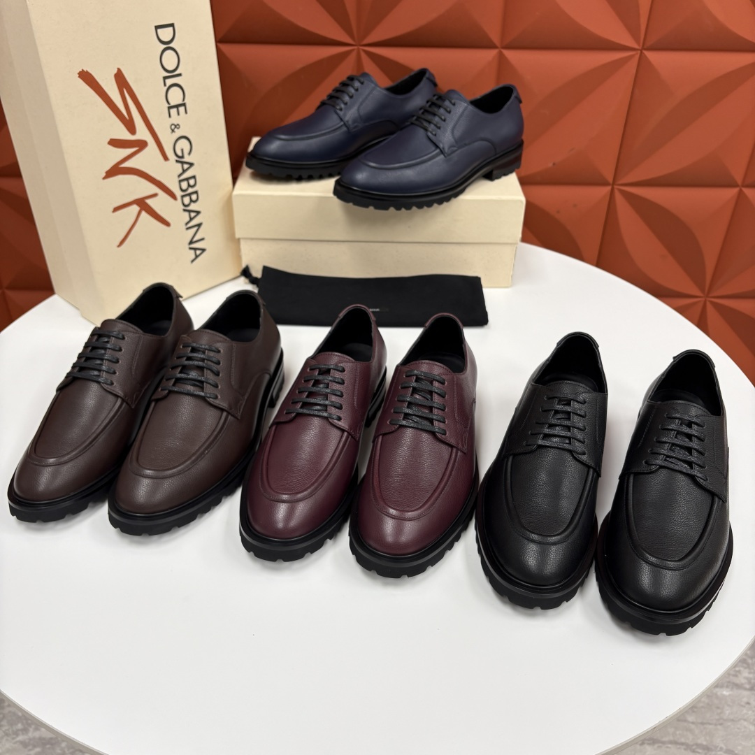 💋💍DG家新品   杜嘉-班纳 Dolce&Gabban* 男士正装鞋厚底鞋     这款乐福鞋皮鞋是把