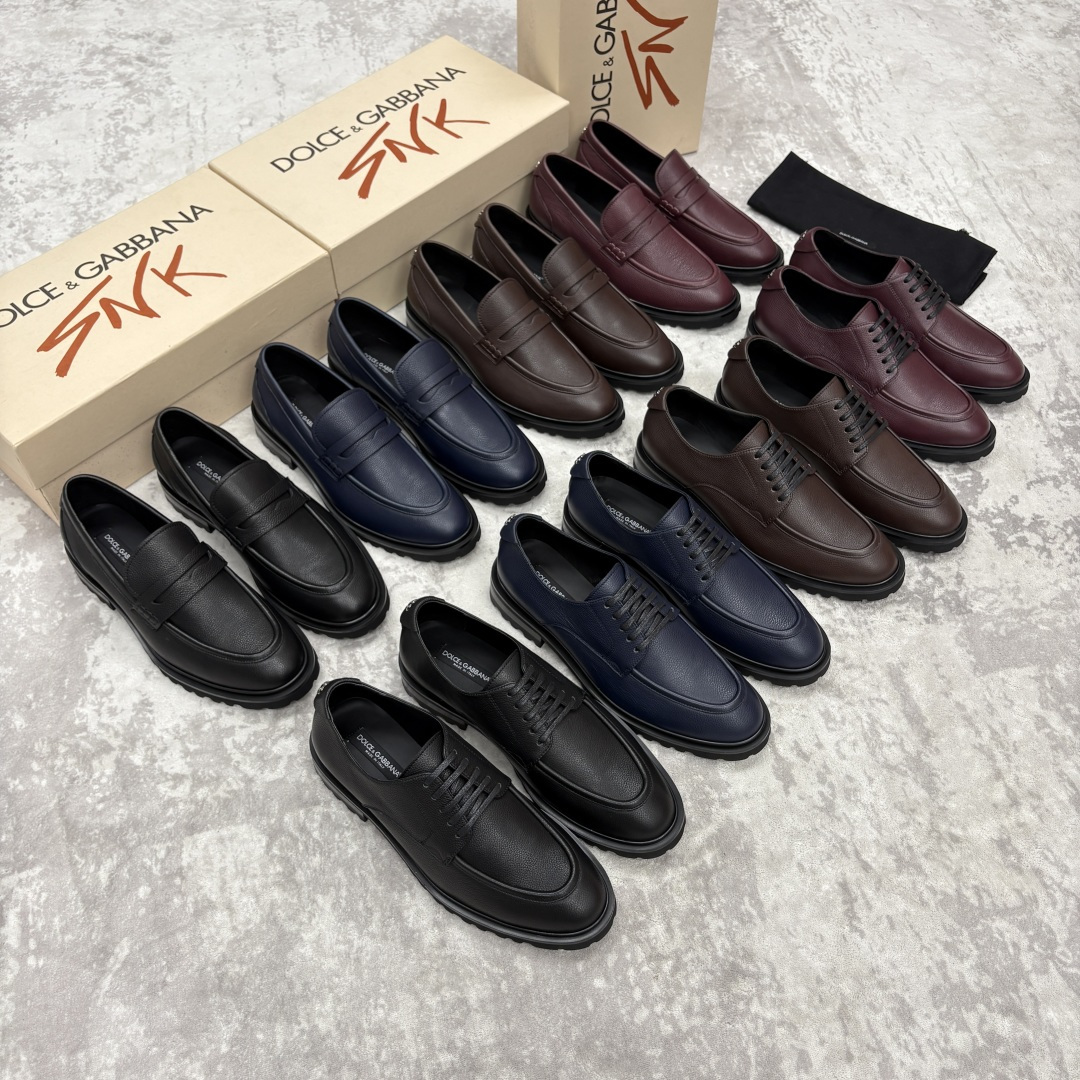 💋💍DG家新品   杜嘉-班纳 Dolce&Gabban* 男士正装鞋厚底鞋     这款乐福鞋皮鞋是把
