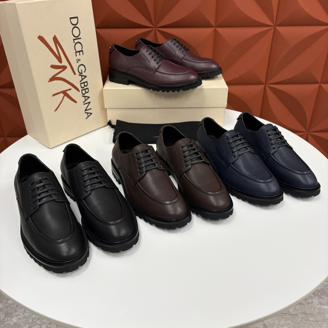 💋💍DG家新品   杜嘉-班纳 Dolce&Gabban* 男士正装鞋厚底鞋     这款乐福鞋皮鞋是把