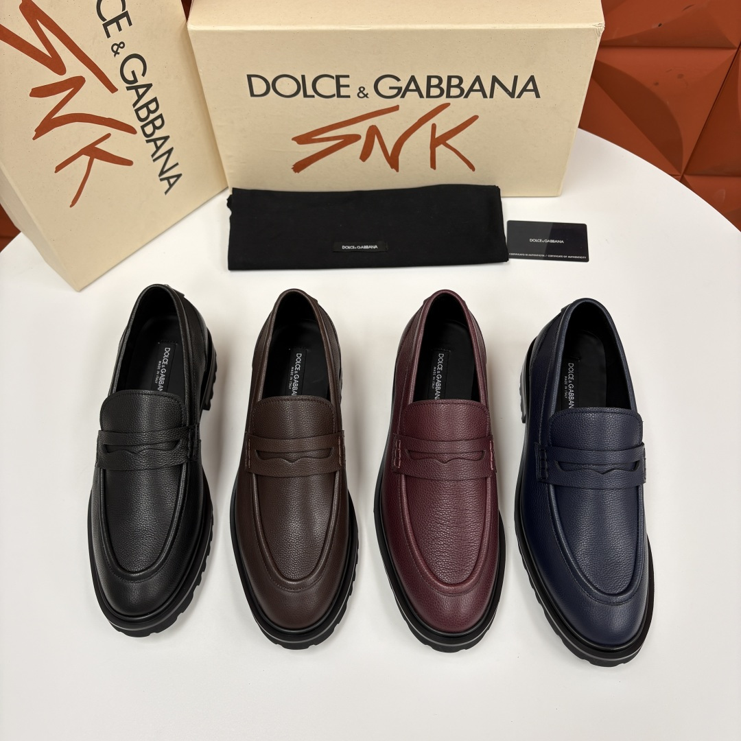 💋💍DG家新品   杜嘉-班纳 Dolce&Gabban* 男士正装鞋厚底鞋     这款乐福鞋皮鞋是把