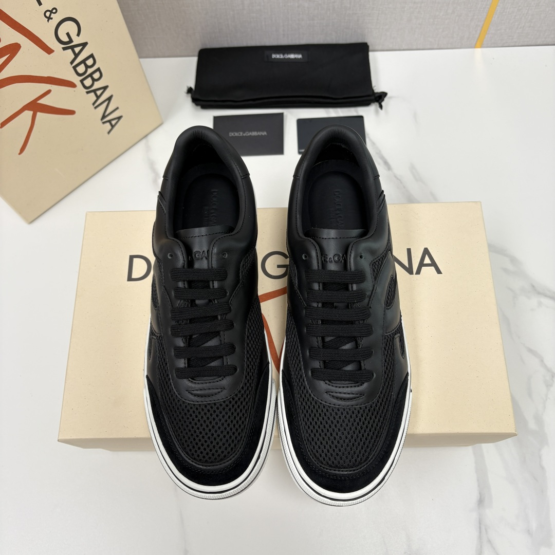 💋💍DG 家新品   Dolce &Gabban*  杜嘉～班纳   Wave 波浪系列低帮休闲板鞋  
