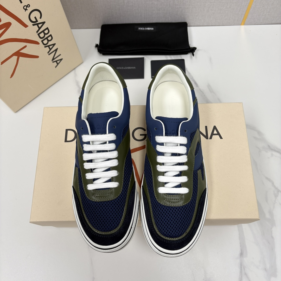 💋💍DG 家新品   Dolce &Gabban*  杜嘉～班纳   Wave 波浪系列低帮休闲板鞋  