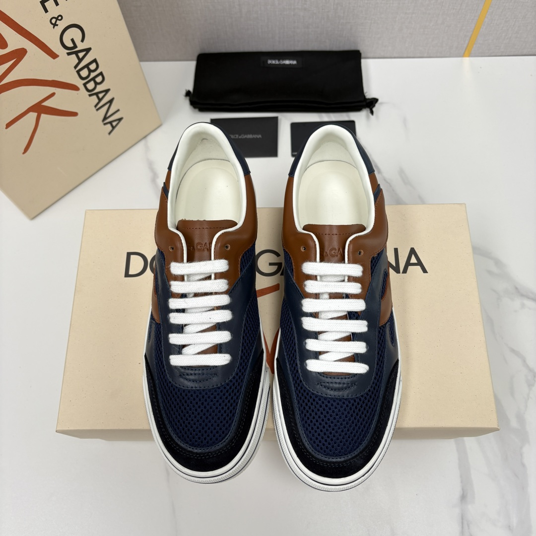 💋💍DG 家新品   Dolce &Gabban*  杜嘉～班纳   Wave 波浪系列低帮休闲板鞋  