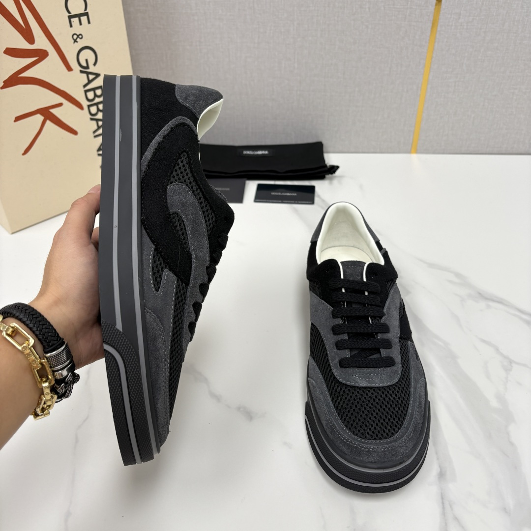 💋💍DG 家新品   Dolce &Gabban*  杜嘉～班纳   Wave 波浪系列低帮休闲板鞋  