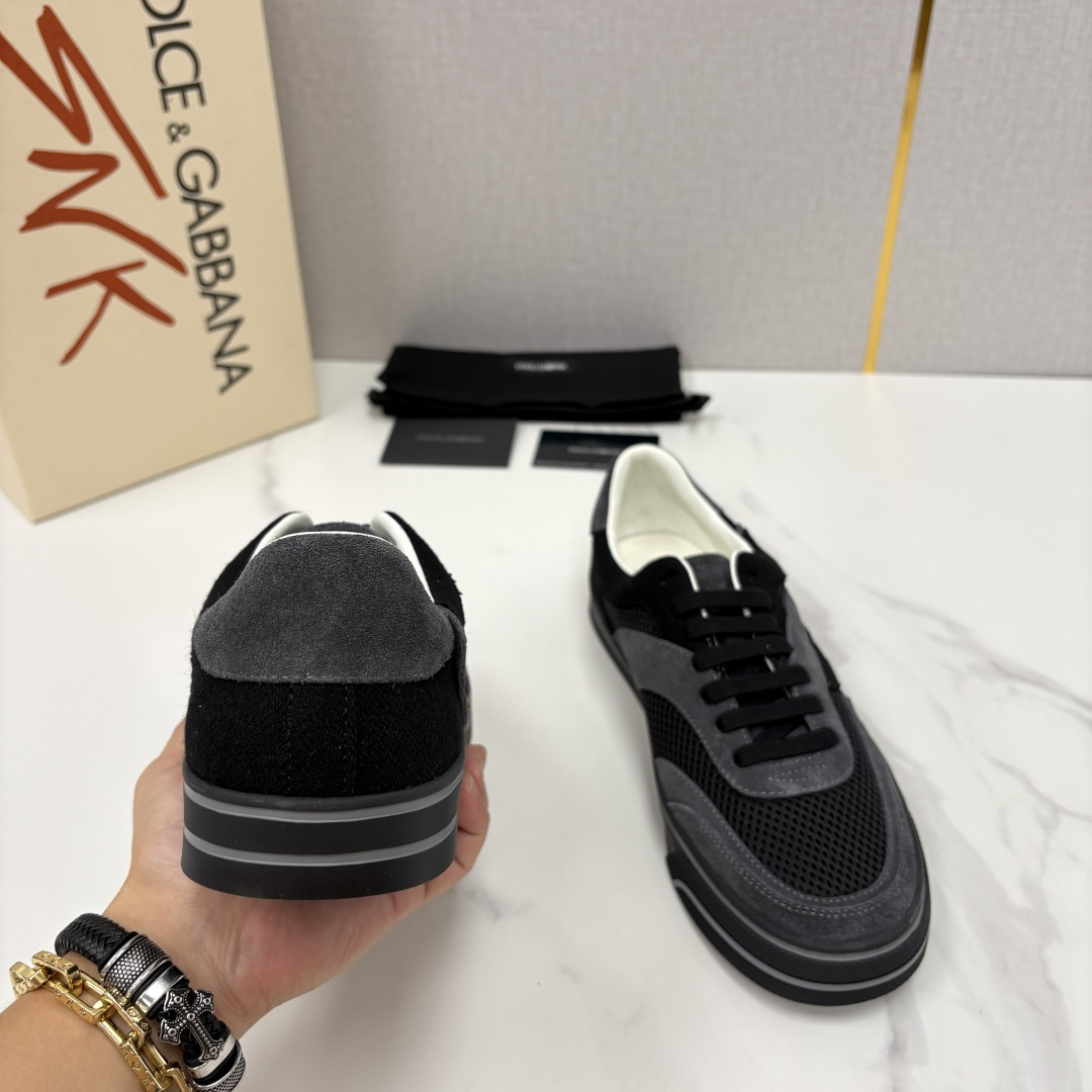 💋💍DG 家新品   Dolce &Gabban*  杜嘉～班纳   Wave 波浪系列低帮休闲板鞋  