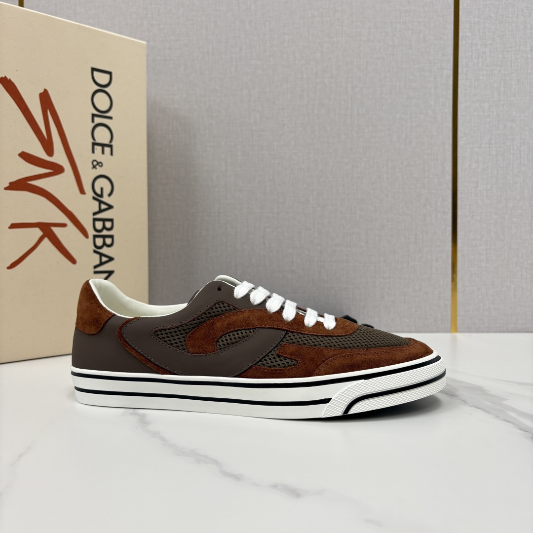 💋💍DG 家新品   Dolce &Gabban*  杜嘉～班纳   Wave 波浪系列低帮休闲板鞋  