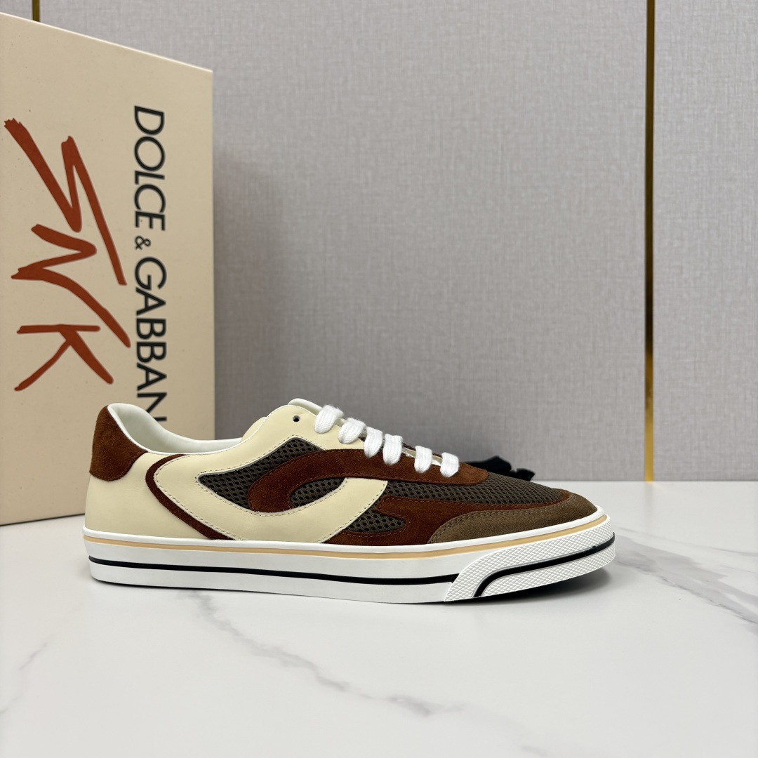 💋💍DG 家新品   Dolce &Gabban*  杜嘉～班纳   Wave 波浪系列低帮休闲板鞋  