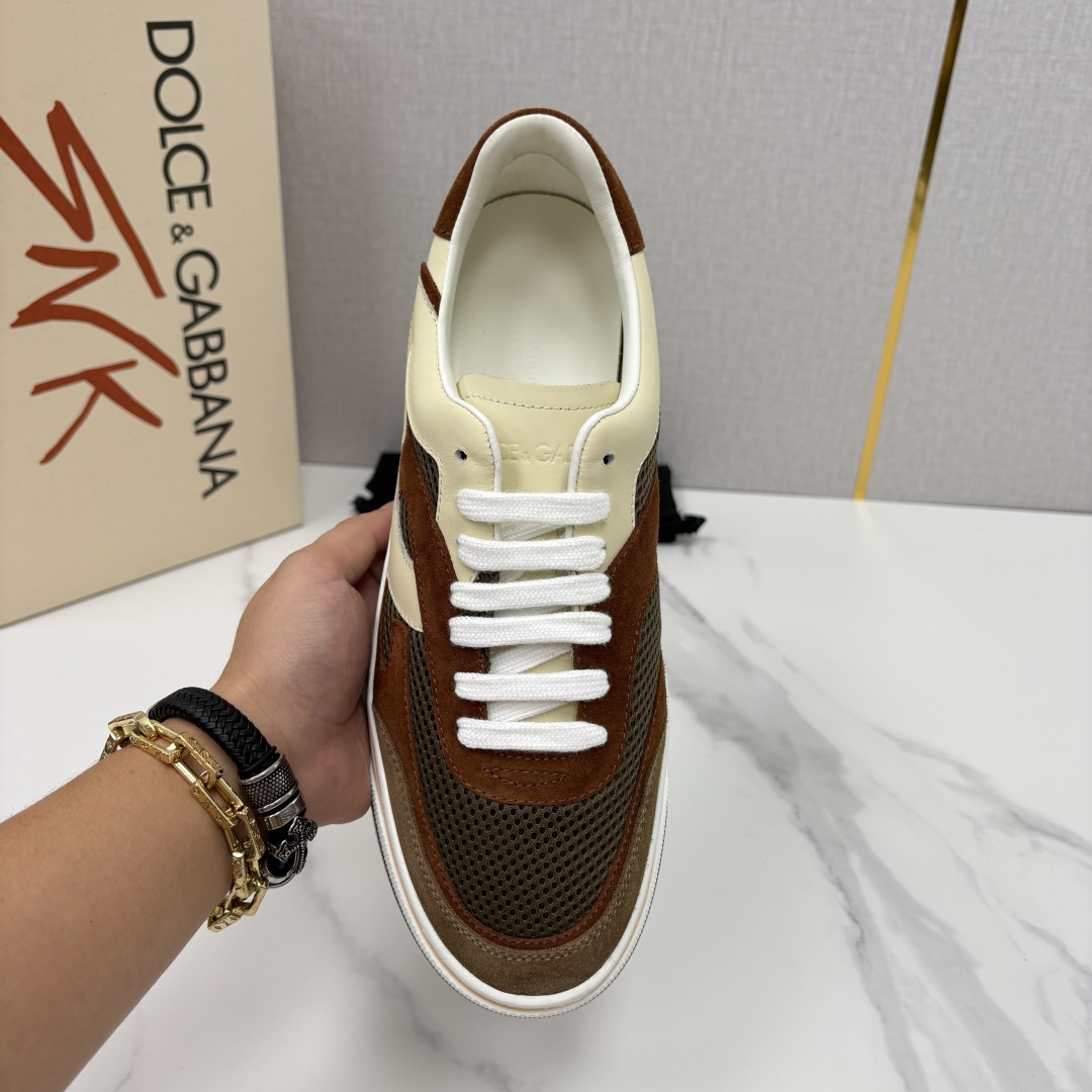 💋💍DG 家新品   Dolce &Gabban*  杜嘉～班纳   Wave 波浪系列低帮休闲板鞋  