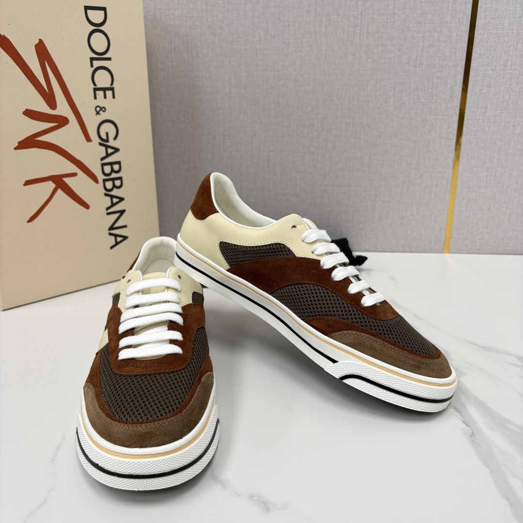 💋💍DG 家新品   Dolce &Gabban*  杜嘉～班纳   Wave 波浪系列低帮休闲板鞋  