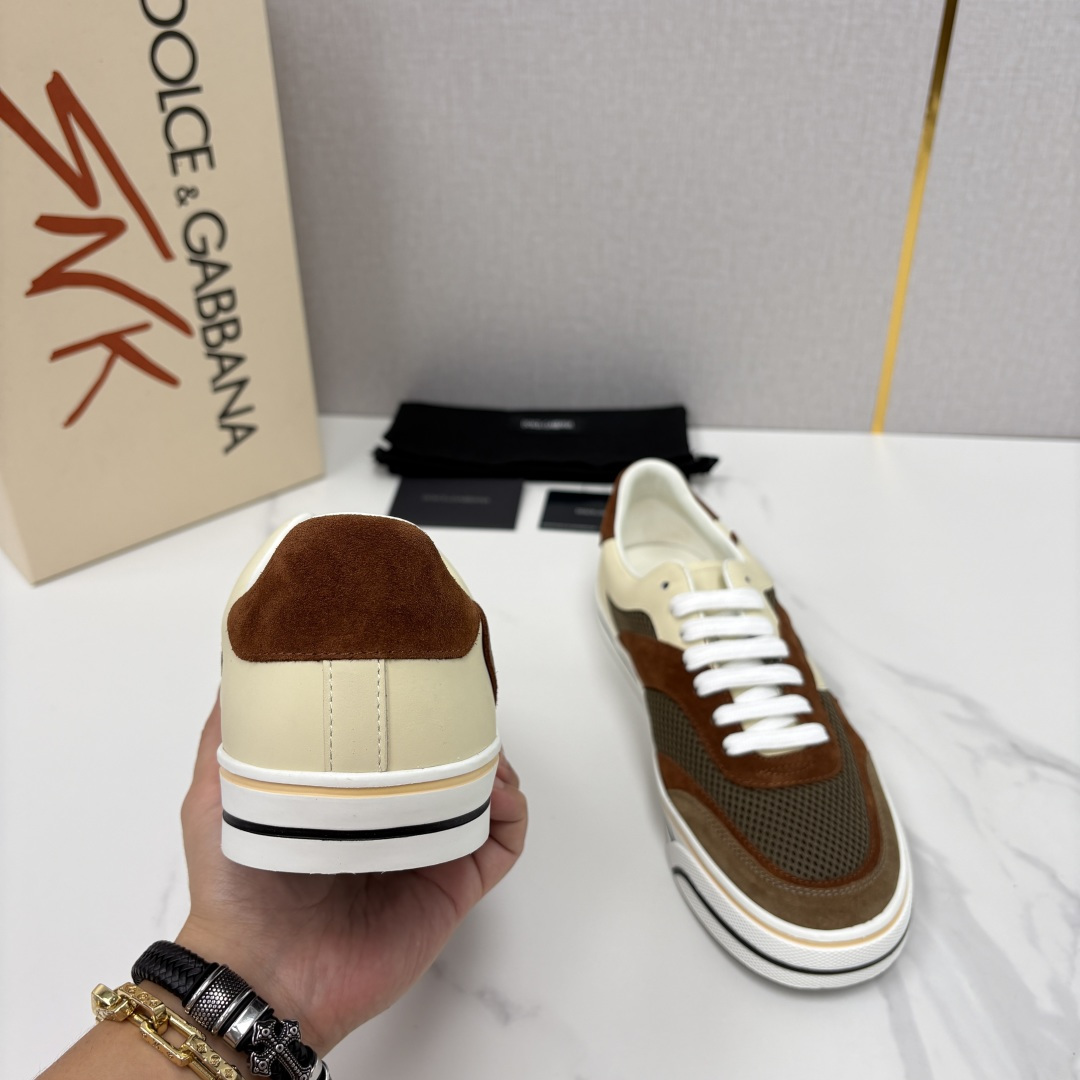 💋💍DG 家新品   Dolce &Gabban*  杜嘉～班纳   Wave 波浪系列低帮休闲板鞋  