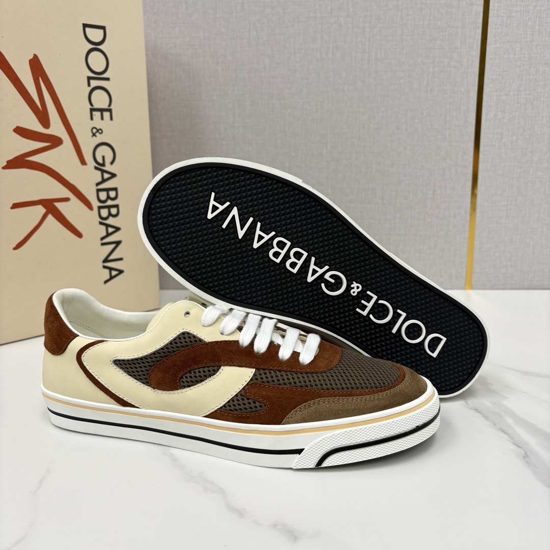 💋💍DG 家新品   Dolce &Gabban*  杜嘉～班纳   Wave 波浪系列低帮休闲板鞋  