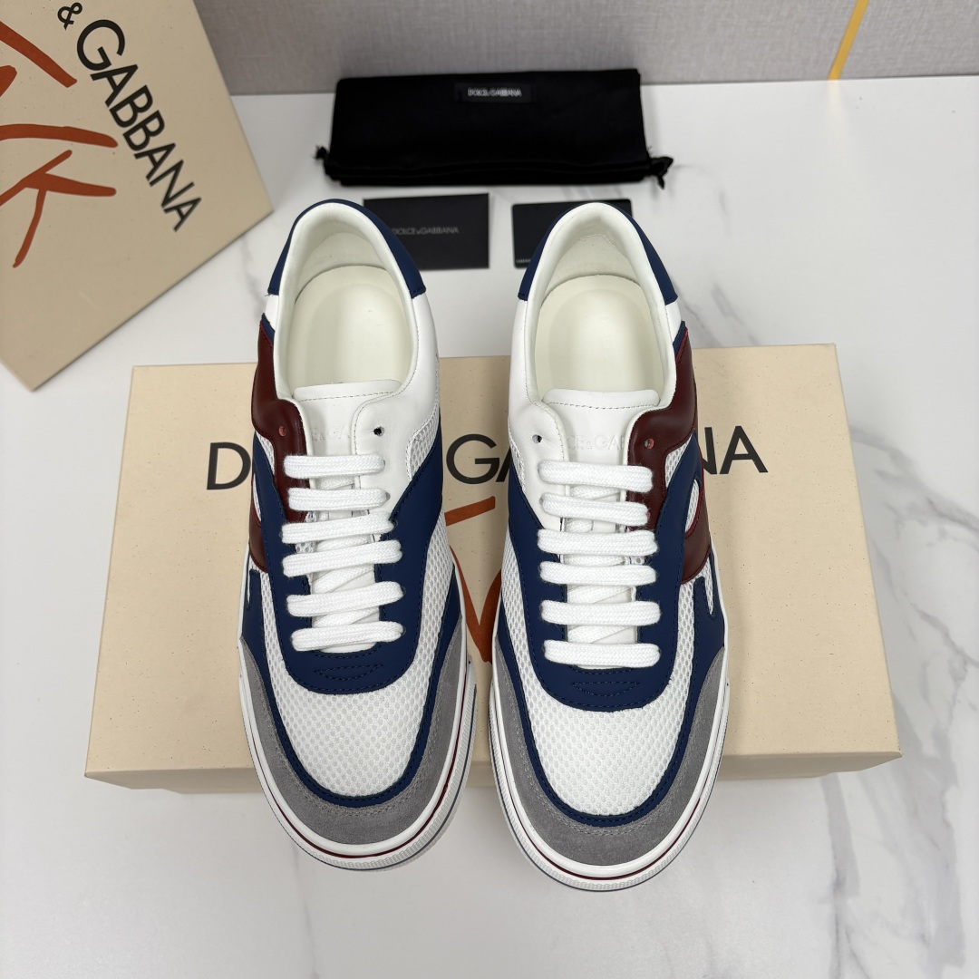 💋💍DG 家新品   Dolce &Gabban*  杜嘉～班纳   Wave 波浪系列低帮休闲板鞋  