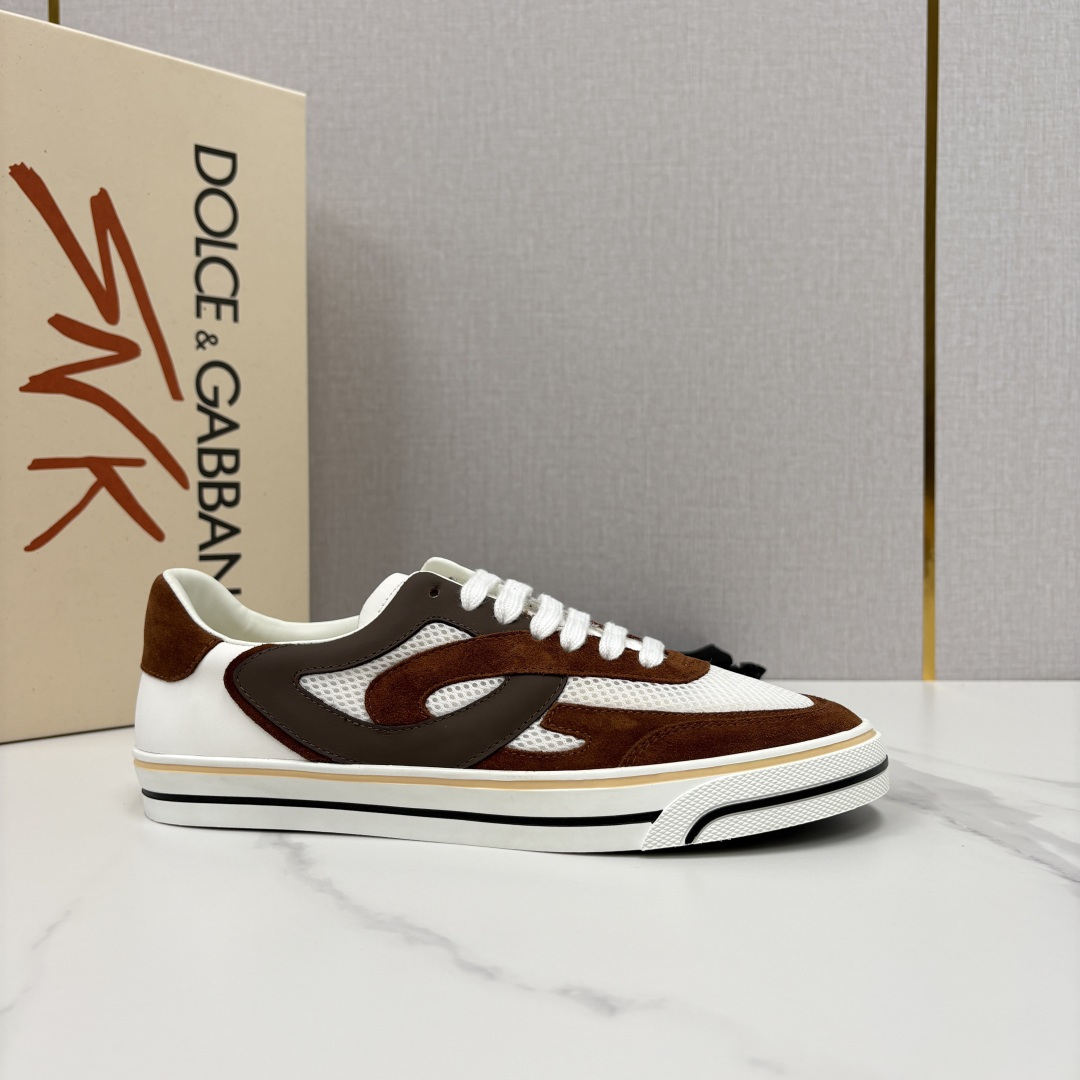 💋💍DG 家新品   Dolce &Gabban*  杜嘉～班纳   Wave 波浪系列低帮休闲板鞋  