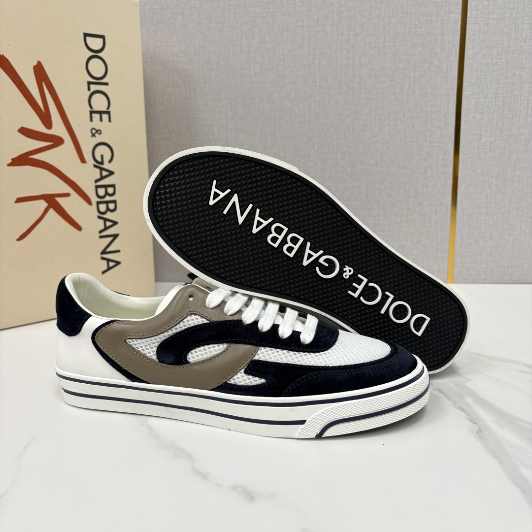 💋💍DG 家新品   Dolce &Gabban*  杜嘉～班纳   Wave 波浪系列低帮休闲板鞋  