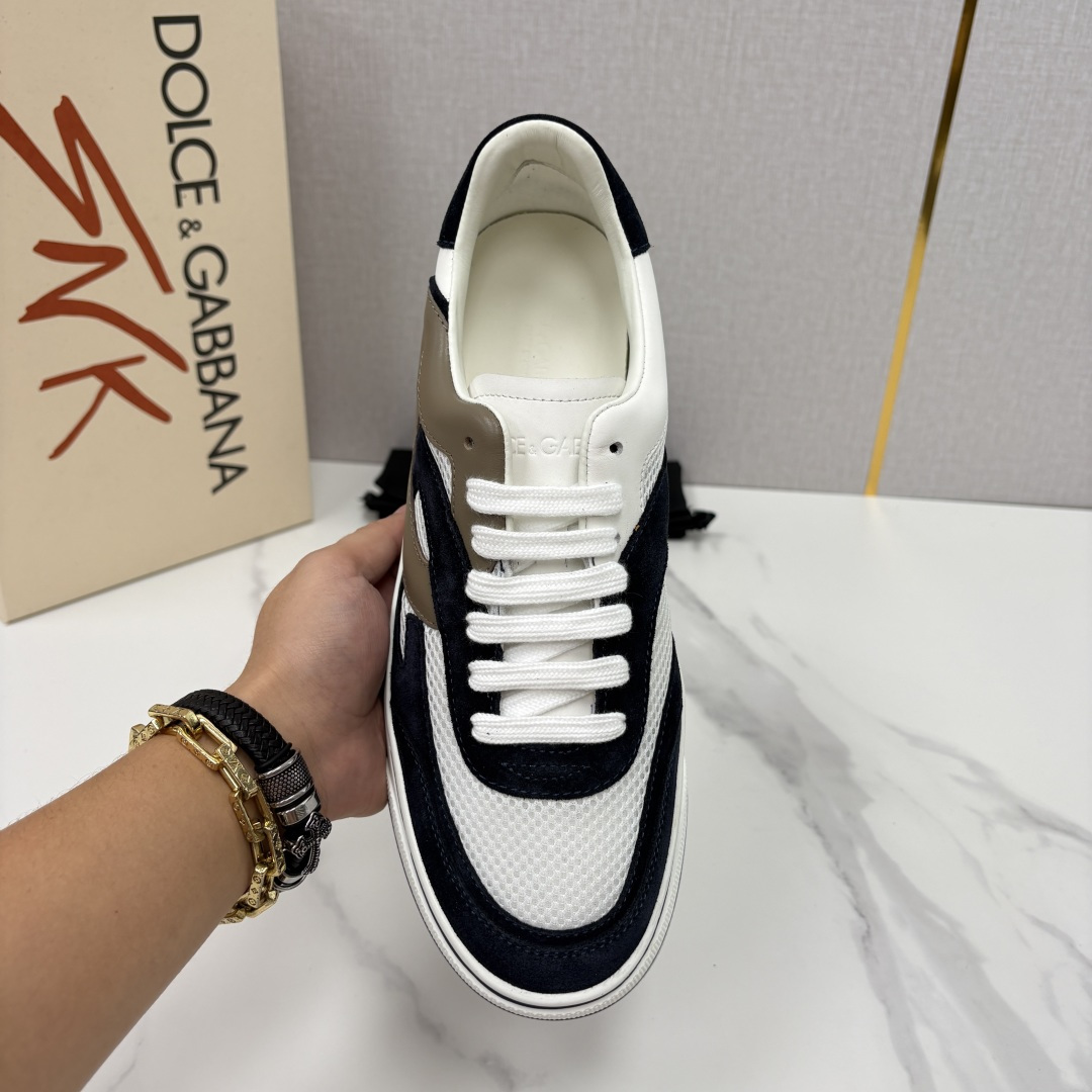 💋💍DG 家新品   Dolce &Gabban*  杜嘉～班纳   Wave 波浪系列低帮休闲板鞋  