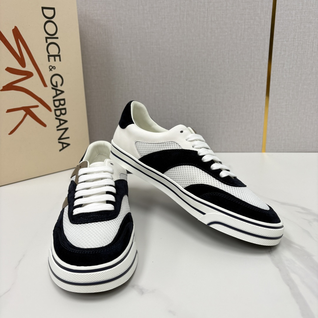 💋💍DG 家新品   Dolce &Gabban*  杜嘉～班纳   Wave 波浪系列低帮休闲板鞋  