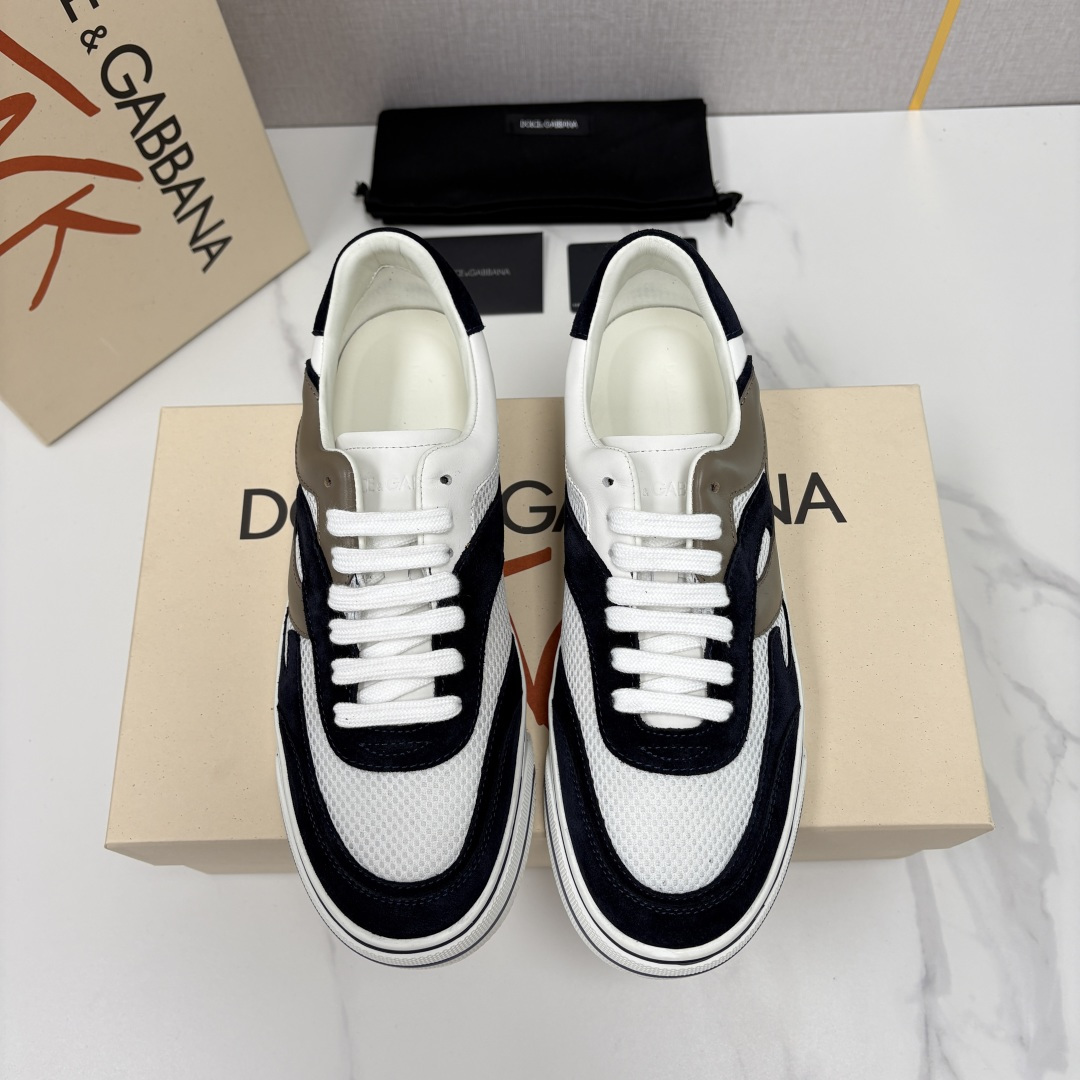 💋💍DG 家新品   Dolce &Gabban*  杜嘉～班纳   Wave 波浪系列低帮休闲板鞋  