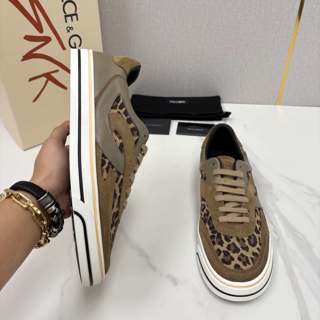 💋💍DG 家新品   Dolce &Gabban*  杜嘉～班纳   Wave 波浪系列低帮休闲板鞋  