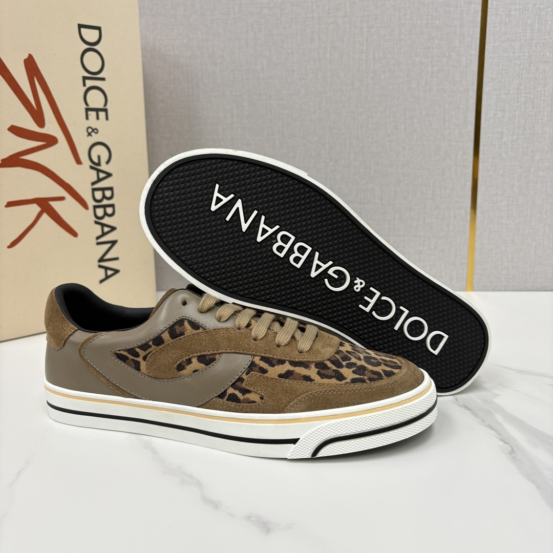 💋💍DG 家新品   Dolce &Gabban*  杜嘉～班纳   Wave 波浪系列低帮休闲板鞋  