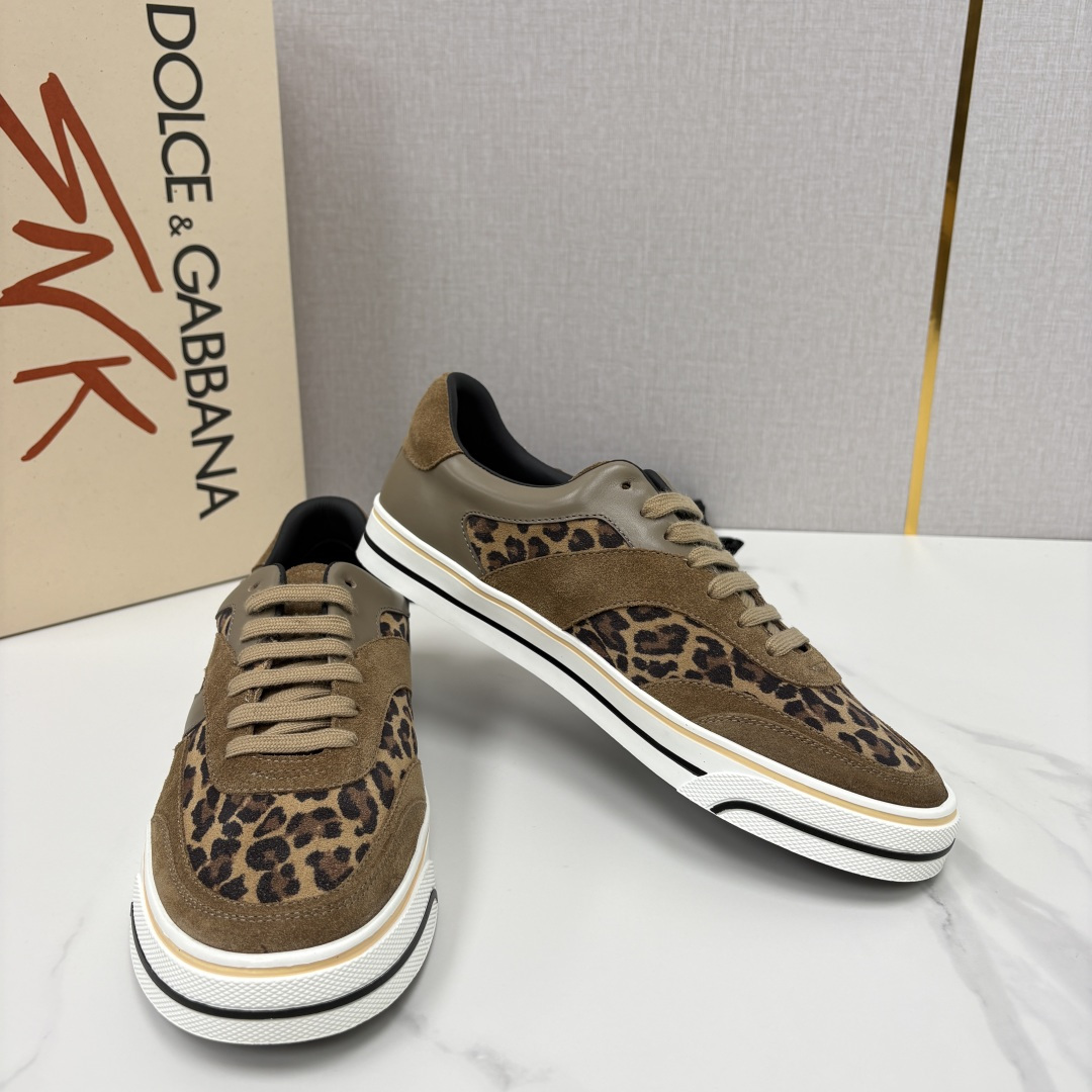 💋💍DG 家新品   Dolce &Gabban*  杜嘉～班纳   Wave 波浪系列低帮休闲板鞋  