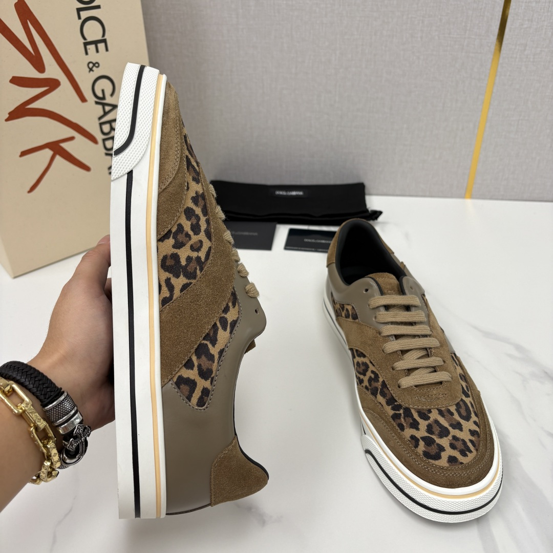 💋💍DG 家新品   Dolce &Gabban*  杜嘉～班纳   Wave 波浪系列低帮休闲板鞋  