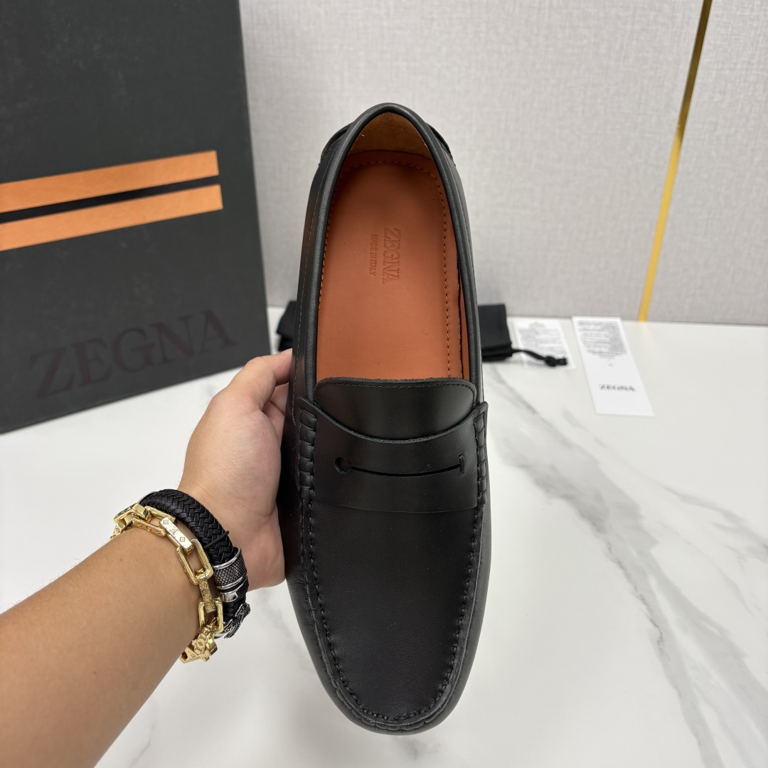 💋💍 代购级  杰尼～亚 Z Zngn*   PELLETESSUTA™  驾车鞋  一脚蹬乐福鞋 此款