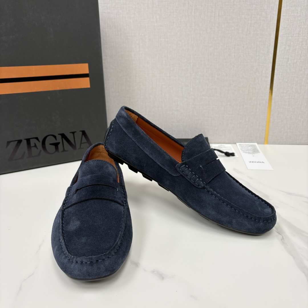 💋💍 代购级  杰尼～亚 Z Zngn*   PELLETESSUTA™  驾车鞋  一脚蹬乐福鞋 此款