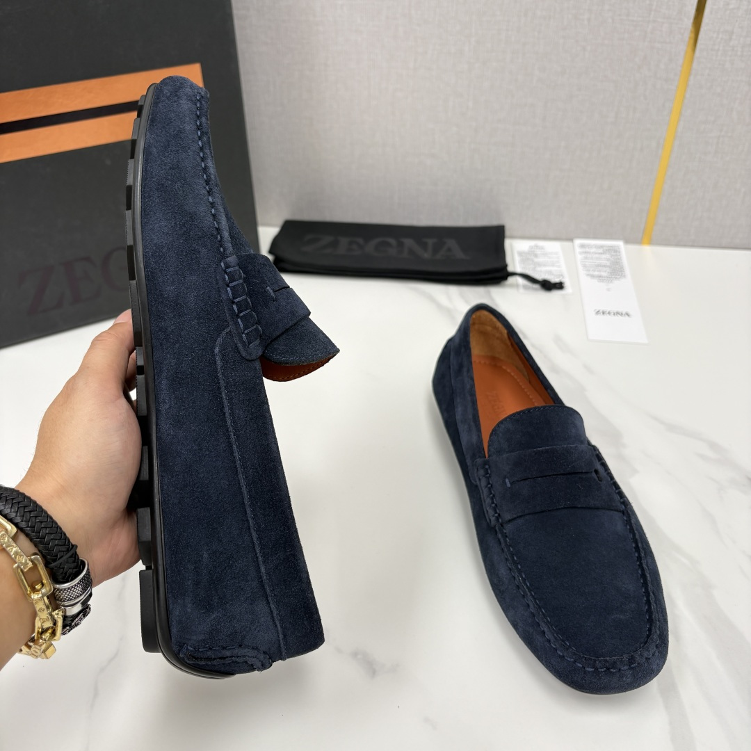💋💍 代购级  杰尼～亚 Z Zngn*   PELLETESSUTA™  驾车鞋  一脚蹬乐福鞋 此款