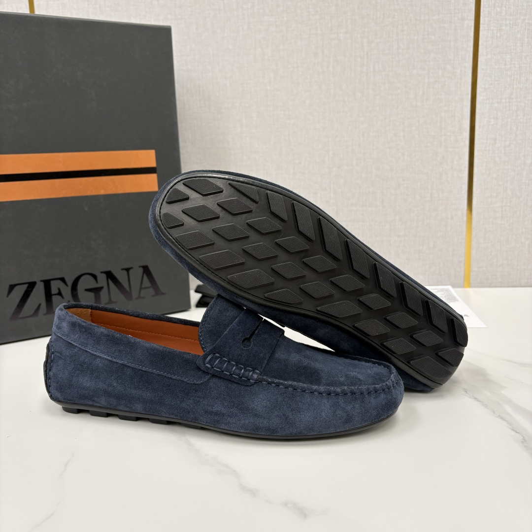 💋💍 代购级  杰尼～亚 Z Zngn*   PELLETESSUTA™  驾车鞋  一脚蹬乐福鞋 此款