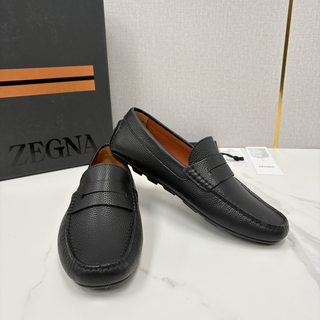 💋💍 代购级  杰尼～亚 Z Zngn*   PELLETESSUTA™  驾车鞋  一脚蹬乐福鞋 此款