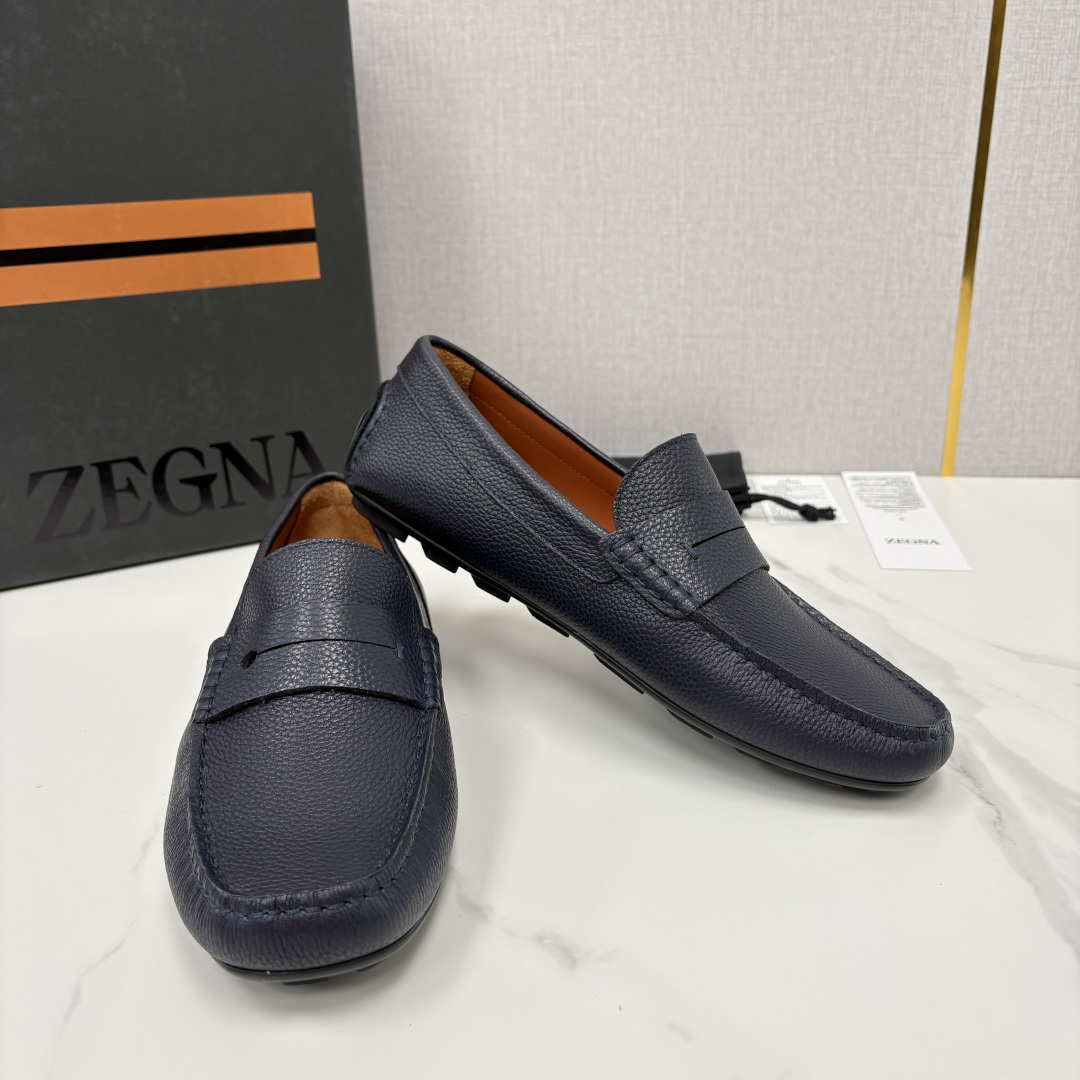 💋💍 代购级  杰尼～亚 Z Zngn*   PELLETESSUTA™  驾车鞋  一脚蹬乐福鞋 此款