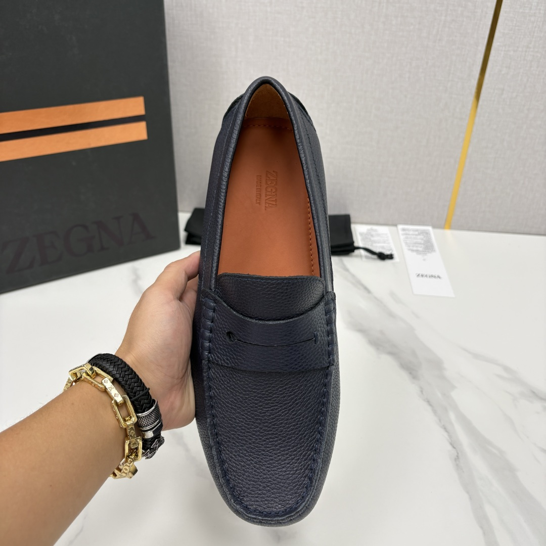 💋💍 代购级  杰尼～亚 Z Zngn*   PELLETESSUTA™  驾车鞋  一脚蹬乐福鞋 此款