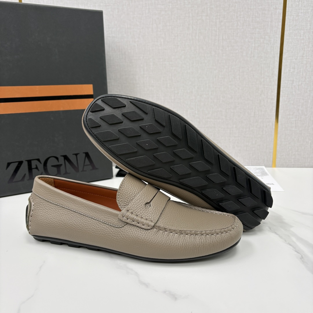 💋💍 代购级  杰尼～亚 Z Zngn*   PELLETESSUTA™  驾车鞋  一脚蹬乐福鞋 此款