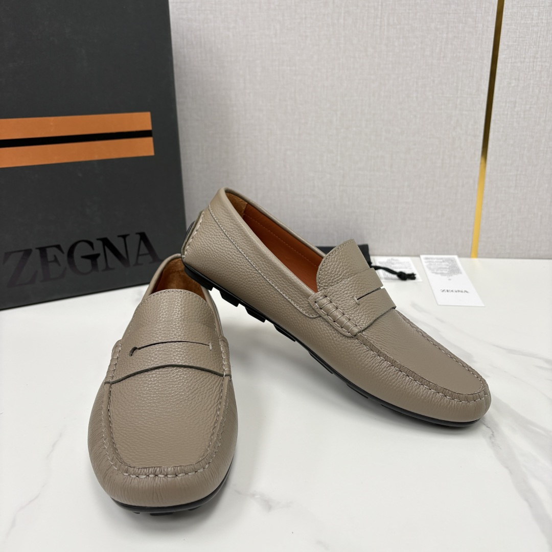 💋💍 代购级  杰尼～亚 Z Zngn*   PELLETESSUTA™  驾车鞋  一脚蹬乐福鞋 此款