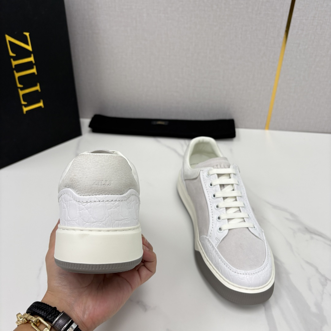 💋💍ZL家新品  Zill* 兹-利  是1970创立的法国高奢男装品牌  男士新款休闲鞋超轻款板鞋  