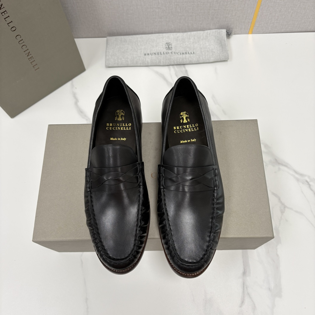 💋💍BC家新品上架 Brunello Cucinell* 乐福鞋皮鞋  进口小牛皮打造，鞋面超级柔软，手
