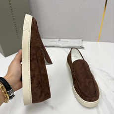 💋💍BC家新品上架 Brunello Cucinell* 牛皮经典乐福鞋 磨砂竖条纹牛皮打造 背 💋💍BC家新品上架 Brunello Cucinell* 牛皮经典乐福鞋 磨砂竖条纹牛皮打造 背