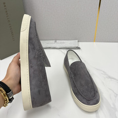 💋💍BC家新品上架 Brunello Cucinell* 牛皮经典乐福鞋 磨砂竖条纹牛皮打造 背 💋💍BC家新品上架 Brunello Cucinell* 牛皮经典乐福鞋 磨砂竖条纹牛皮打造 背