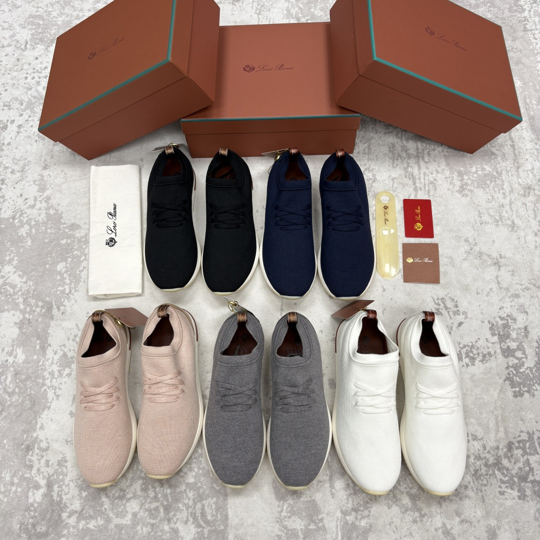 💋💍 LP新品 Loro Pian*  诺悠*翩雅   360 LPFlexy Active 飞织运动鞋