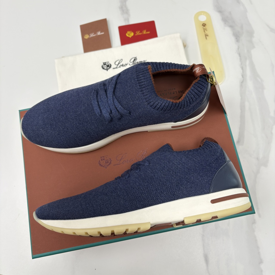 💋💍 LP新品 Loro Pian*  诺悠*翩雅   360 LPFlexy Active 飞织运动鞋
