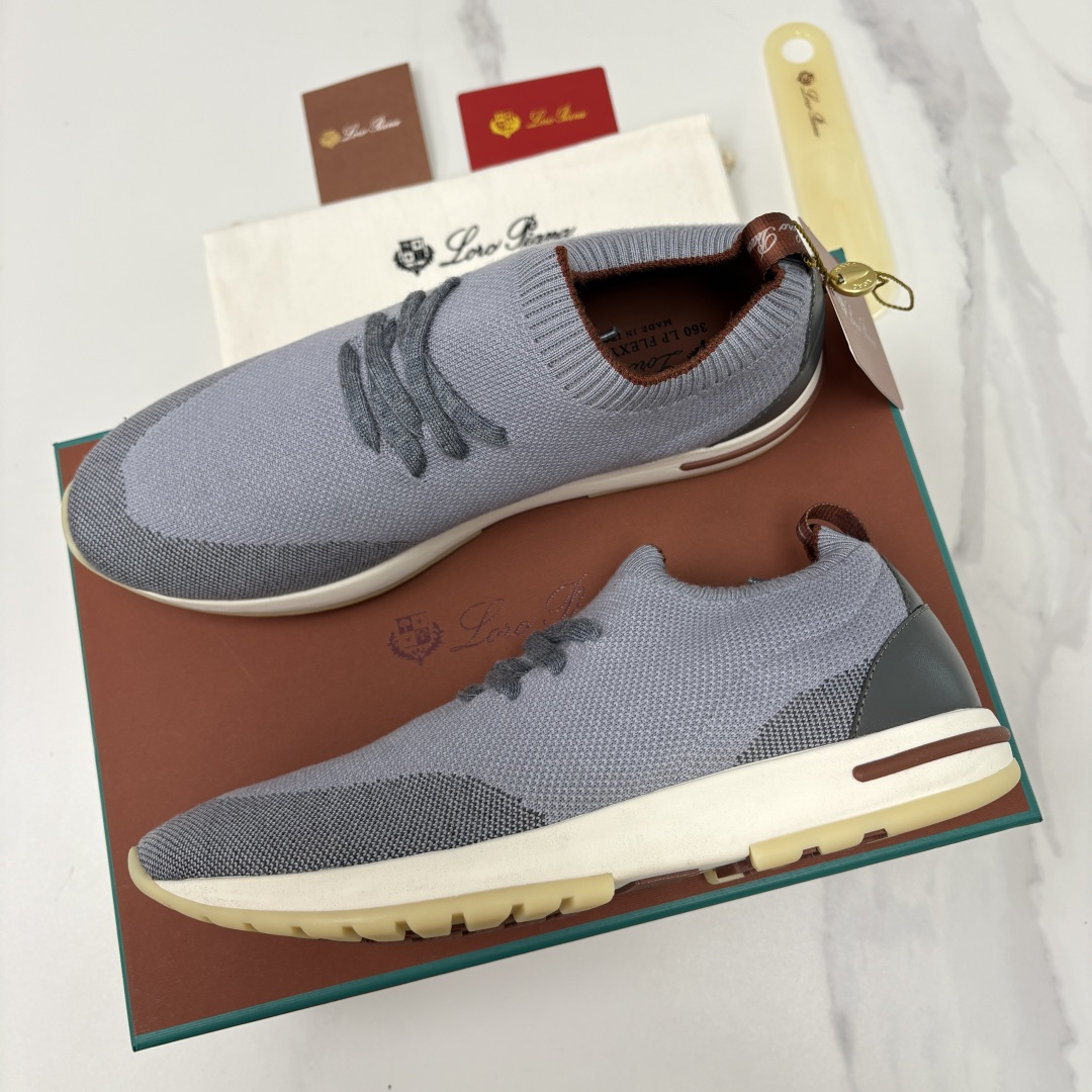 💋💍 LP新品 Loro Pian*  诺悠*翩雅   360 LPFlexy Active 飞织运动鞋