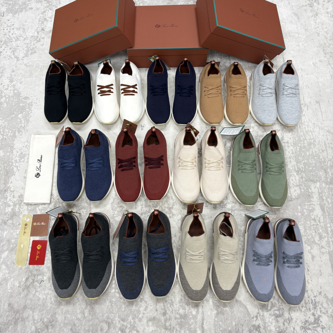 💋💍 LP新品 Loro Pian*  诺悠*翩雅   360 LPFlexy Active 飞织运动鞋
