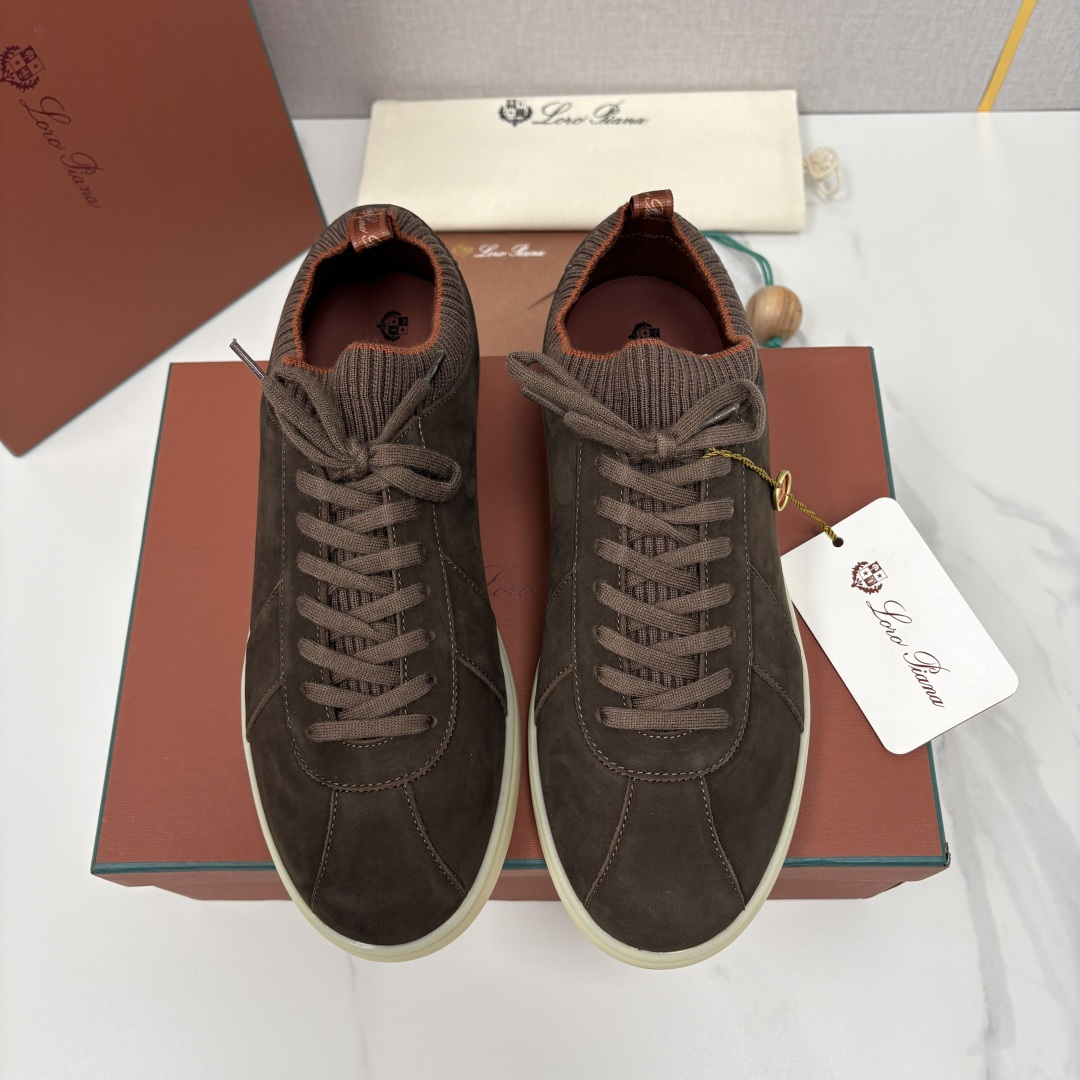 💋💍LP 家新品   Loro Pian*   诺悠*翩雅   Soho Walk 男士德训板鞋    