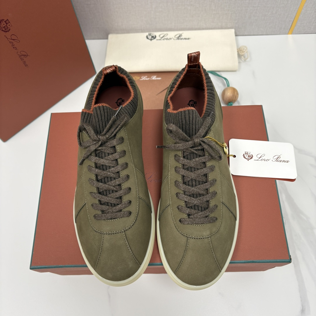 💋💍LP 家新品   Loro Pian*   诺悠*翩雅   Soho Walk 男士德训板鞋    