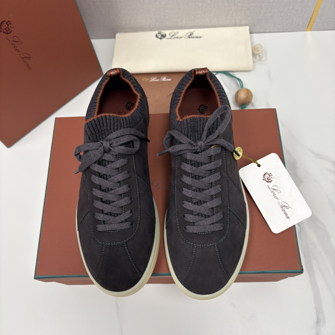 💋💍LP 家新品   Loro Pian*   诺悠*翩雅   Soho Walk 男士德训板鞋    