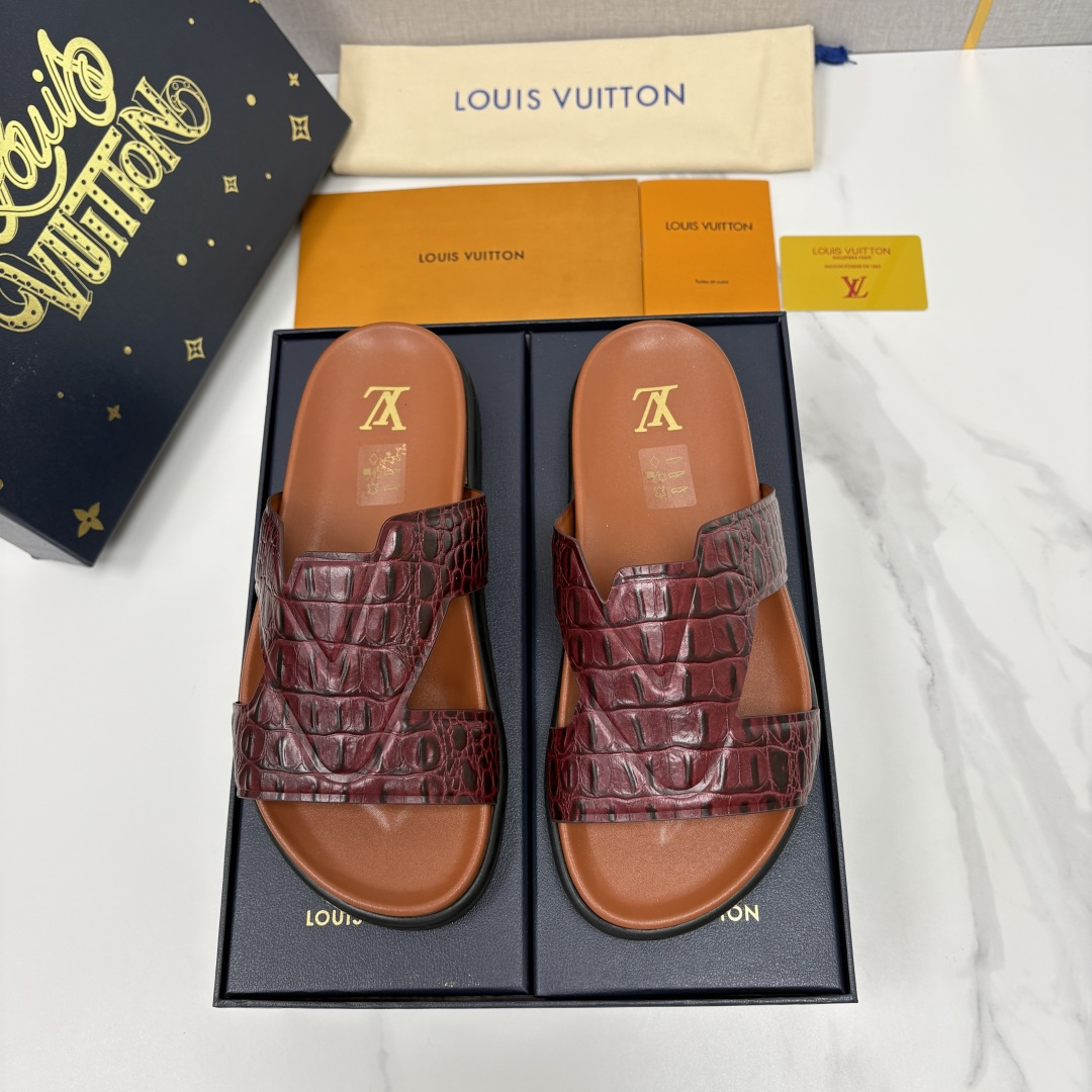 💋💍L家夏季新品  路易-威登    L*V  PORTOFINO 凉拖    将法式奢华与夏日休闲完美