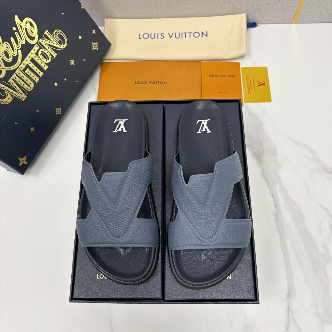 💋💍L家夏季新品  路易-威登    L*V  PORTOFINO 凉拖    将法式奢华与夏日休闲完美